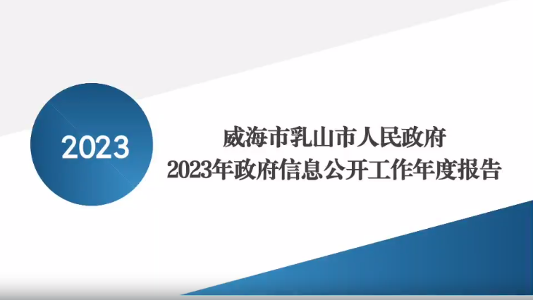 【動漫解讀】乳山市人民政府2023年政府信息公開工作年度報告